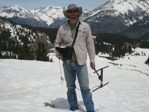 Jonah working on a lynx project in Colorado