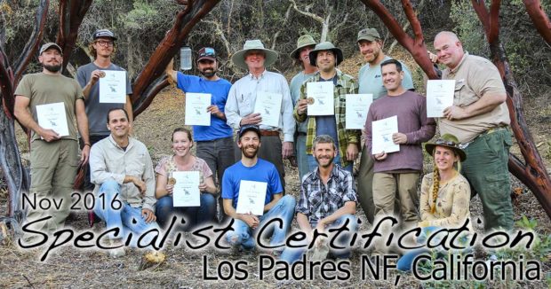 Los Padres Specialist Certification 11/15/2016