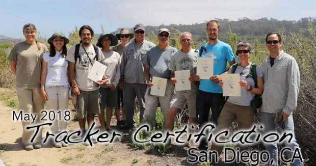 San Diego Tracker Certification 5/06/2018