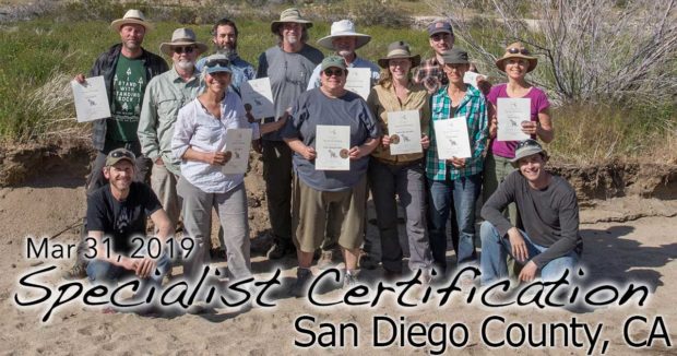 San Diego CA Specialist Certification 3/31/2019